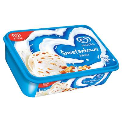 ALGIDA ŚMIETANKOWA 1L BAKALIA