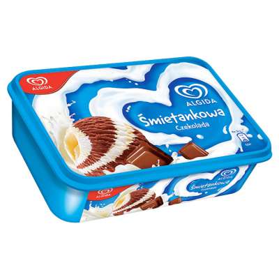 ALGIDA ŚMIETANKOWA 1L CZEKOLADA