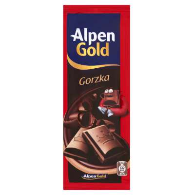 ALPEN GOLD CZEKOLADA 100G GORZKA