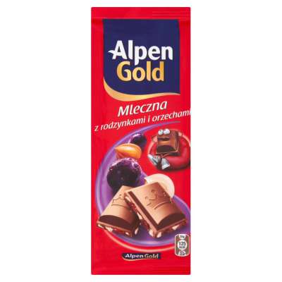 ALPEN GOLD CZEKOLADA 100G RODZ/ORZECH.