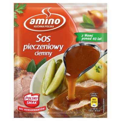 AMINO SOS PIECZENIOWY CIEMNY 38G