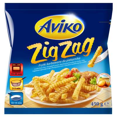AVIKO FRYTKI ZIG ZAG 450G