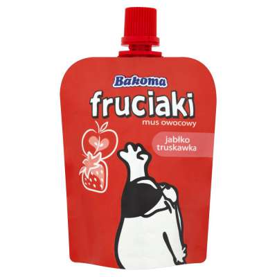BAKOMA FRUCIAKI JABŁKO TRUSKAWKA 90g