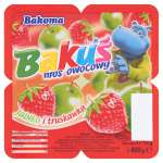 BAKOMA MUS JABŁKO TRUSKAWKA 400G