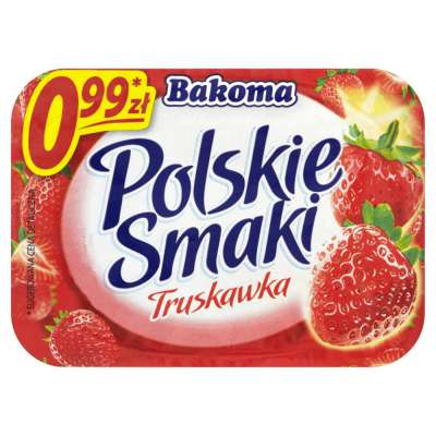 BAKOMA POLSKIE SMAKI TRUSKAWKA 130G