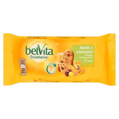 BELVITA CIASTKA Z MUSLI OWOCOWE 50G