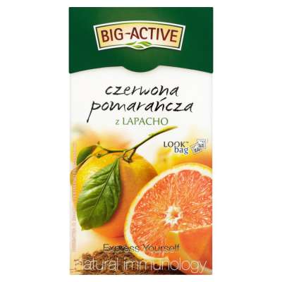 BIG ACTIVE CZERWONA Z POMARAŃCZĄ LIŚĆ 45G