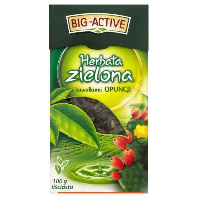BIG ACTIVE ZIELONA Z OPUNCJĄ LIŚĆ 100G