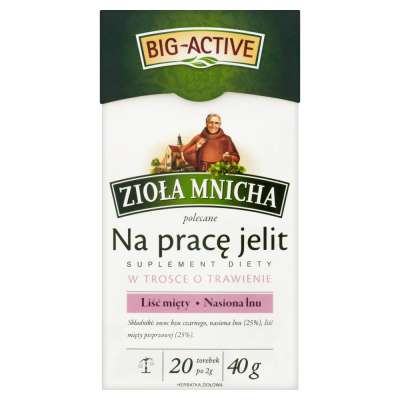 BIG ACTIVE ZIOŁA MNICHA PRACA JELIT 40G