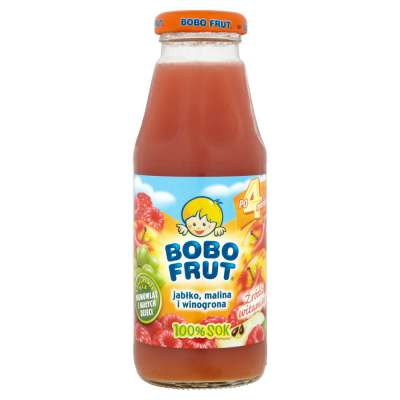 BOBOFRUT SOK JABŁKO MALINA 300ML