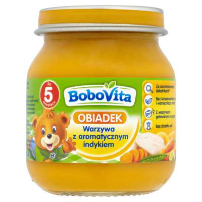 BOBOVITA DANIE 125G WARZYWA/INDYK
