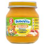 BOBOVITA DANIE 125G WARZYWA/KURCZAK/JABŁ.PUREE