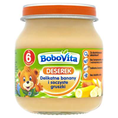 BOBOVITA DESER 125G DELIK. BANAN/GRUSZKA