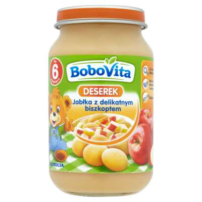 BOBOVITA DESER 190G JABŁKA/BISZKOPT