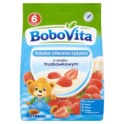 BOBOVITA KASZKA ML RYŻ. 230G TRUSKAWKA