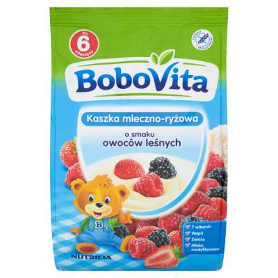BOBOVITA KASZKA ML RYŻ.OWOCE LEŚNE