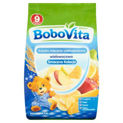 BOBOVITA KASZKA ML WIELOZBOŻ. 230G WIELOOWOC