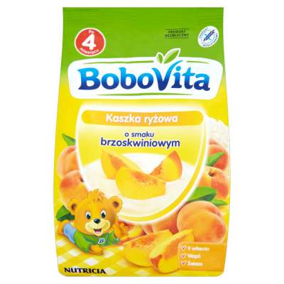BOBOVITA KASZKA RYŻ. 180G BRZOSKWINIA