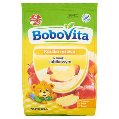 BOBOVITA KASZKA RYŻ. 180G JABŁKO
