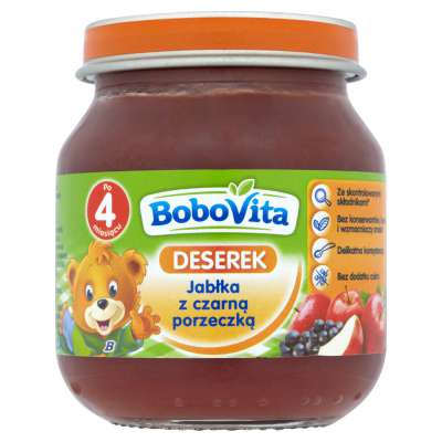 BOBOVITA OWOCE JABŁKO PORZECZKA 125G