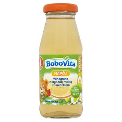 BOBOVITA SOK KLAROWNY WINOGRONA Z MELISĄ 175G