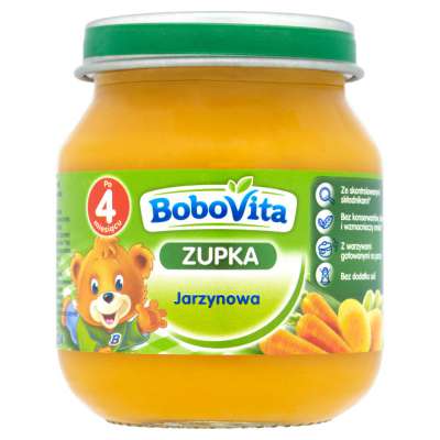 BOBOVITA ZUPA 125G JARZYNOWA/ŚWIEŻE WARZYWA