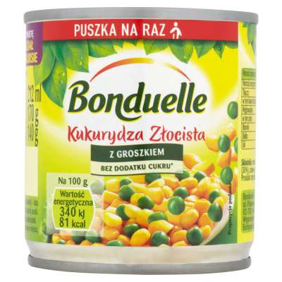BONDUELLE KUKURYDZA Z GROSZKIEM 212ML