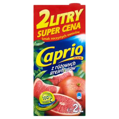 CAPRIO NAPÓJ 2L Z RÓŻ. GREJPFRUT