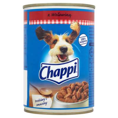 CHAPPI PUSZKA 400G Z WOŁOWINĄ