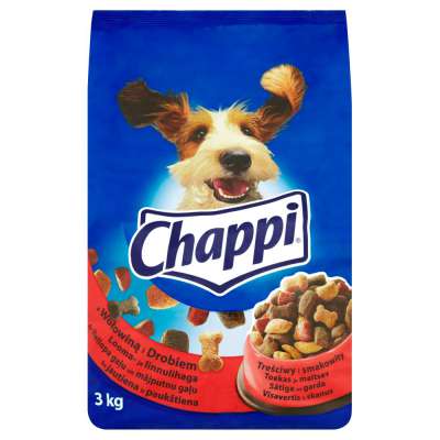 CHAPPI SUCHA 3KG Z WOŁOWINĄ
