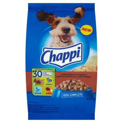 CHAPPI SUCHA 500G WOŁOWINA Z DROBIEM