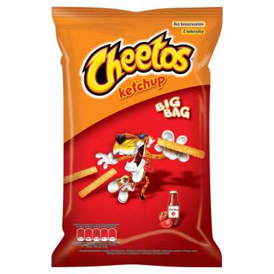 CHEETOS CHRUPKI 85G KETCHUP BIG BAG