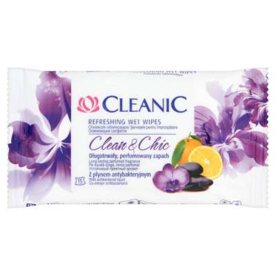 CLEANIC CHUSTECZKI ODŚWIEŻAJĄCE 15SZT CLEAN&CHIC