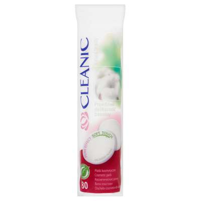 CLEANIC PŁATKI KOSM. 80SZT+20GRATIS FOLIA