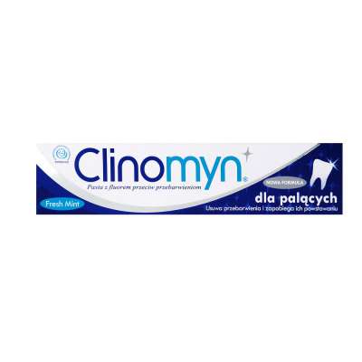 CLINOMYN PASTA DO ZĘBÓW DLA PALACZY 75ML