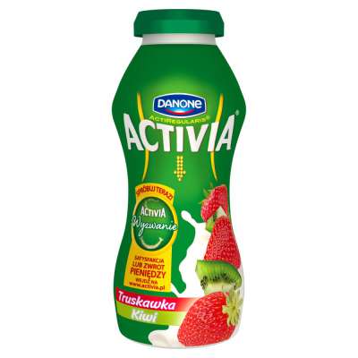 DANONE ACTIVIA KIWI TRUSKAWKA 195G
