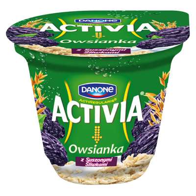 DANONE ACTIVIA OWSIANKA ŚLIWKA 180G