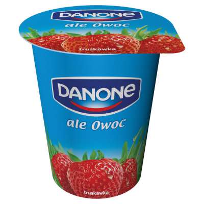 DANONE ALE OWOC TRUSKAWKA 370G