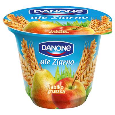 DANONE ALE ZIARNO 230G JABŁ/GRUSZKA