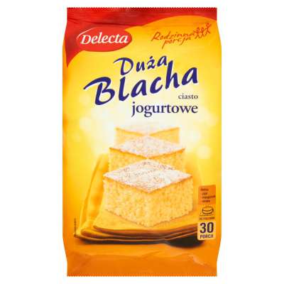 DELECTA CIASTO JOGURTOWE 660G DUŻA BLACHA