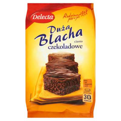 DELECTA CZEKOLADOWE 670G DUŻA BLACHA