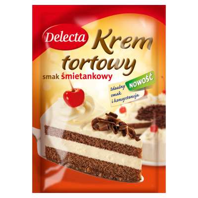 DELECTA KREM 100G TORTOWY ŚMIETANKOWY