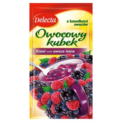 DELECTA OWOCOWY KUBEK KISIEL OWOCE LEŚNE 30G