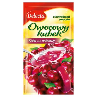 DELECTA OWOCOWY KUBEK KISIEL WIŚNIOWY 30G