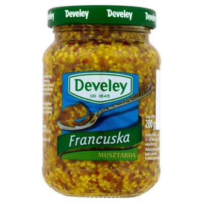 DEVELEY MUSZTARDA FRANCUSKA 200+30G
