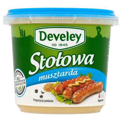 DEVELEY MUSZTARDA STOŁOWA 210G