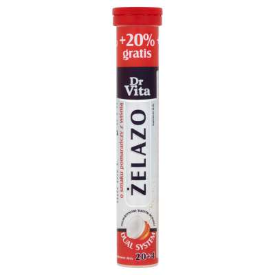 DR VITA ŻELAZO 80G TAB. MUS.