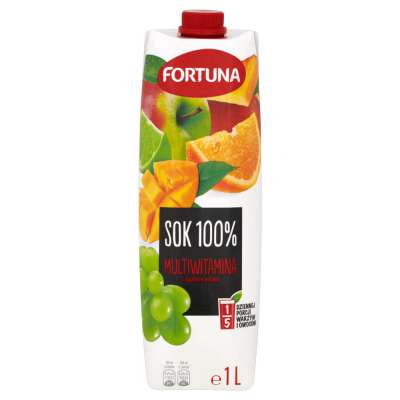 FORTUNA SOK100% MULTIWITAMINA 1L
