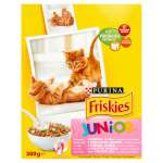 FRISKIES SUCHA 300G KOT JUNIOR KURCZAK MARCHEWKA I ML. GRANULKI