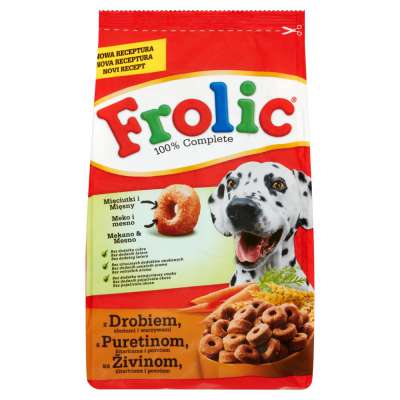 FROLIC SUCHA 500G PIES Z DROBIEM I WARZYWAMI